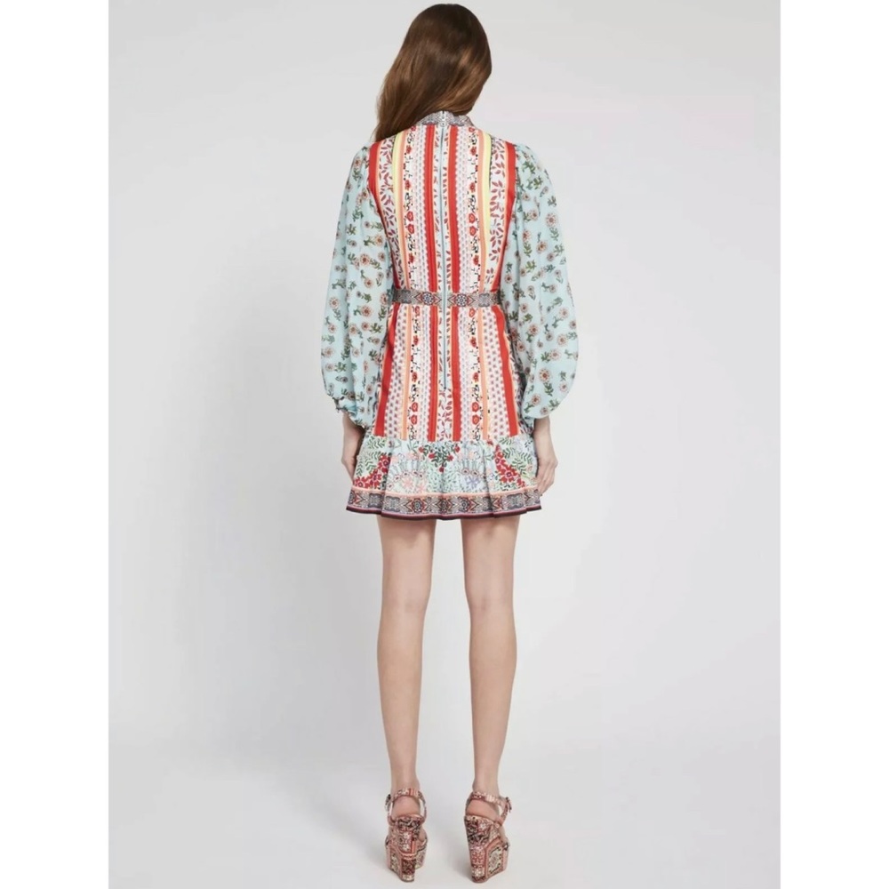 🎀SOLD🎀Alice Olivia Raya Paloma Floral Puff Sleeve Dress - Picture 7 of 12